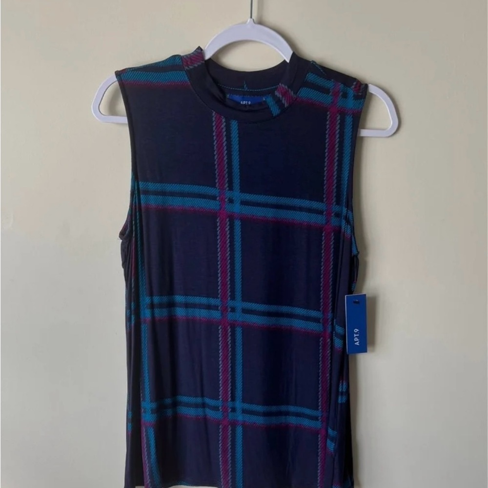 Apt. 9 Plaid Top